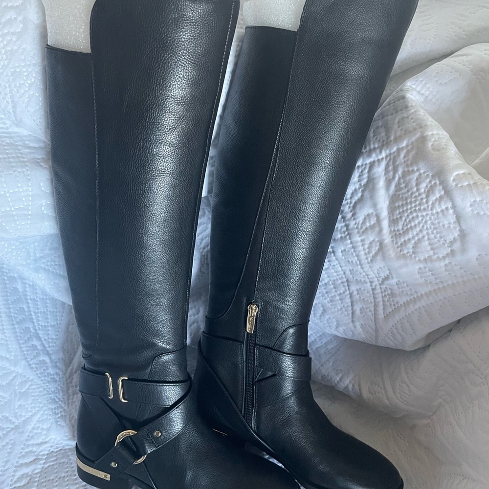 NEW! Vince Camuto Black Over the Knee Boots